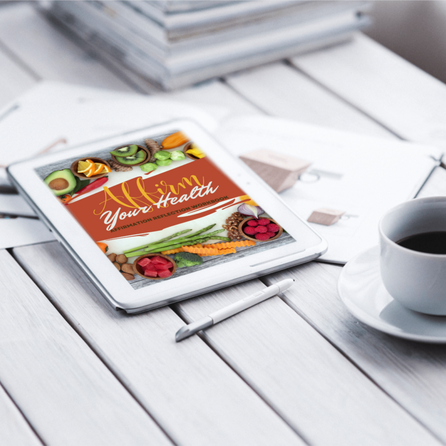 Affirm Your Health Affirmation Reflection Workbook - Use as a lead magnet, digital product or challenge.