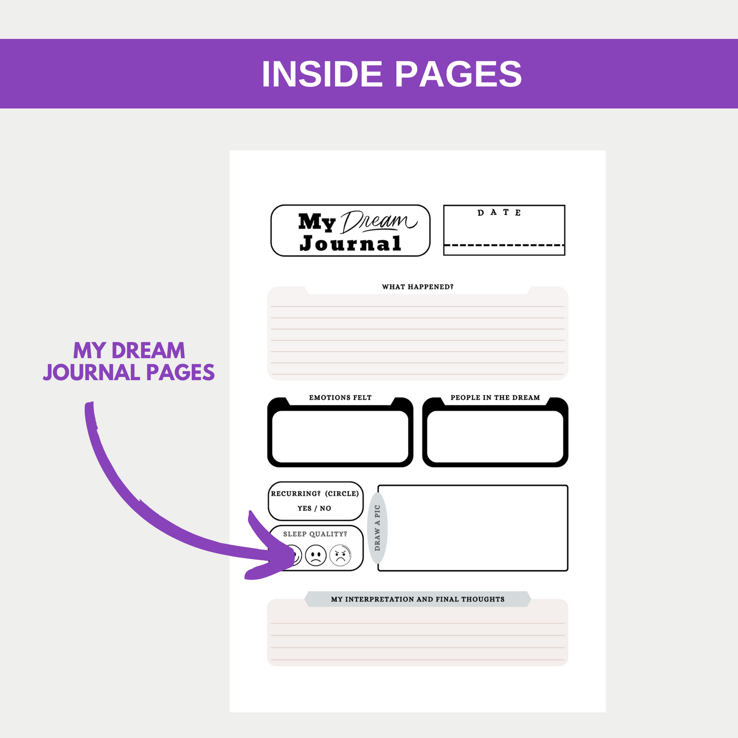 Dreamworld Chronicles Dream Journal for KDP Amazon & The Book Patch