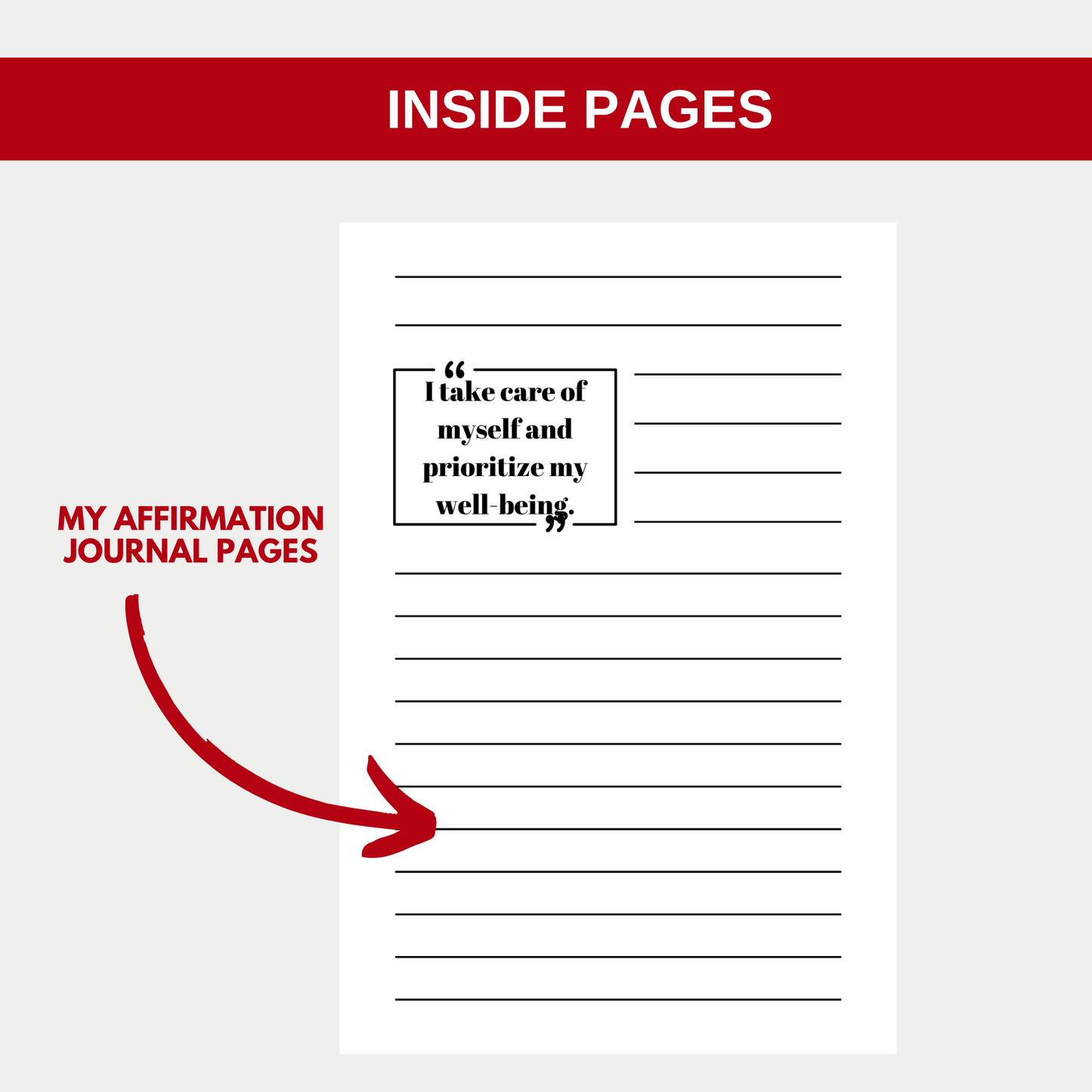 My Affirmation Journal for KDP Amazon
