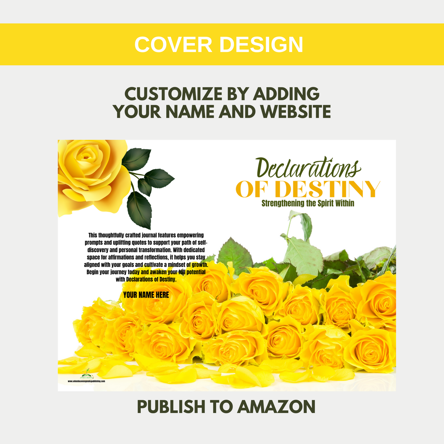Declarations of Destiny Journal for KDP Amazon