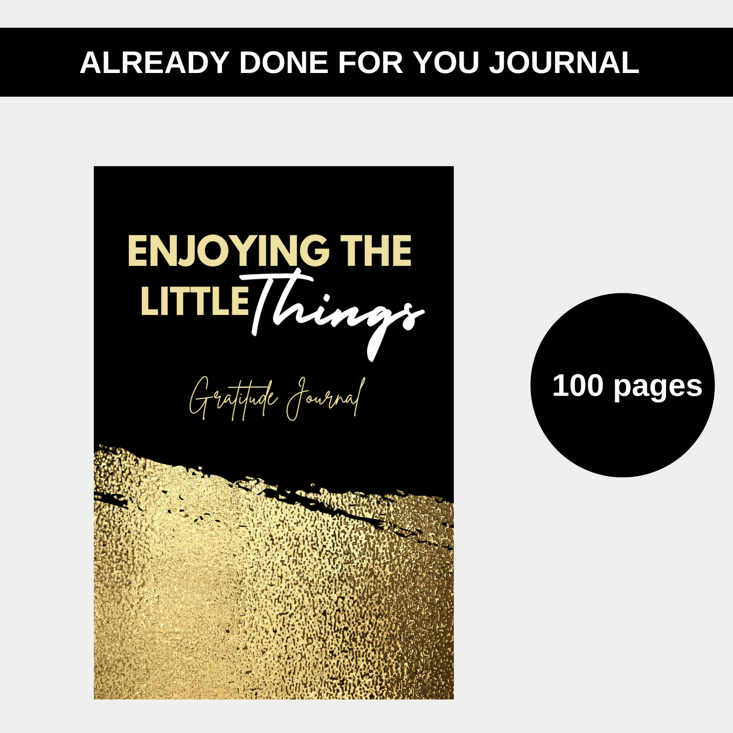Enjoying The Little Things Gratitude Journal for KDP Amazon & The Book Patch