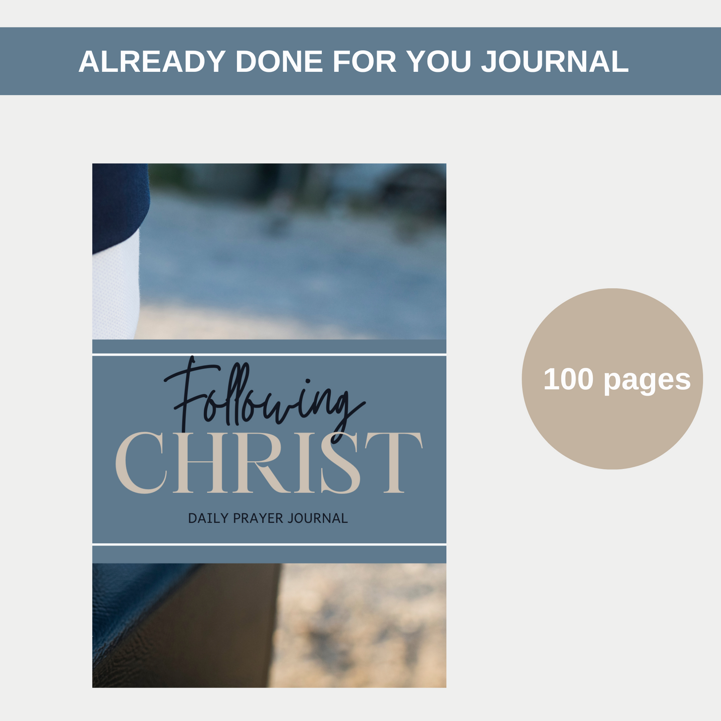 Following Christ Men Prayer Journal for KDP Amazon & The Book Patch