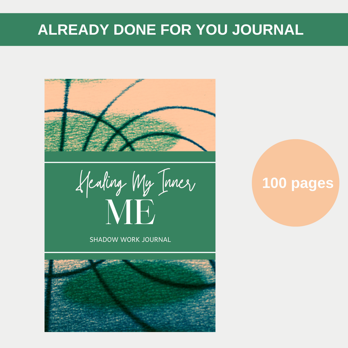 Healing My Inner Me Self-Care Shadow Work Journal for KDP Amazon & The Book Patch