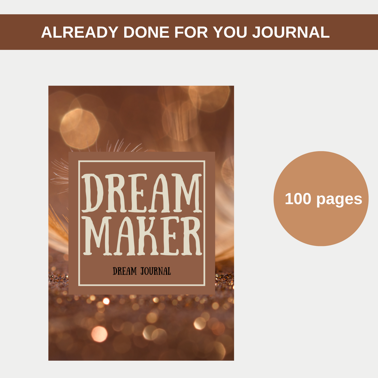 Dream Maker - Dream Journal for KDP Amazon & The Book Patch