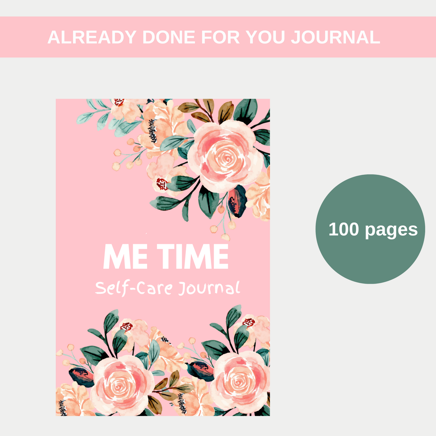 Me Time Self-Care Journal for KDP Amazon & The Book Patch
