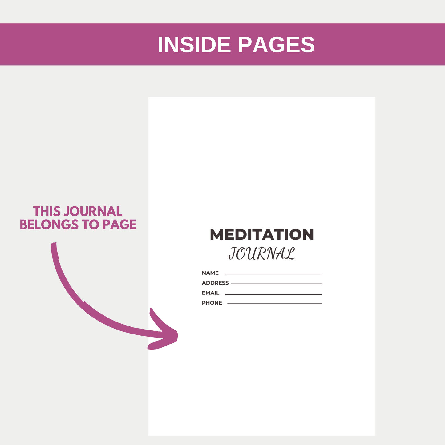 Mediation Matters Meditation Journal for KDP Amazon & The Book Patch