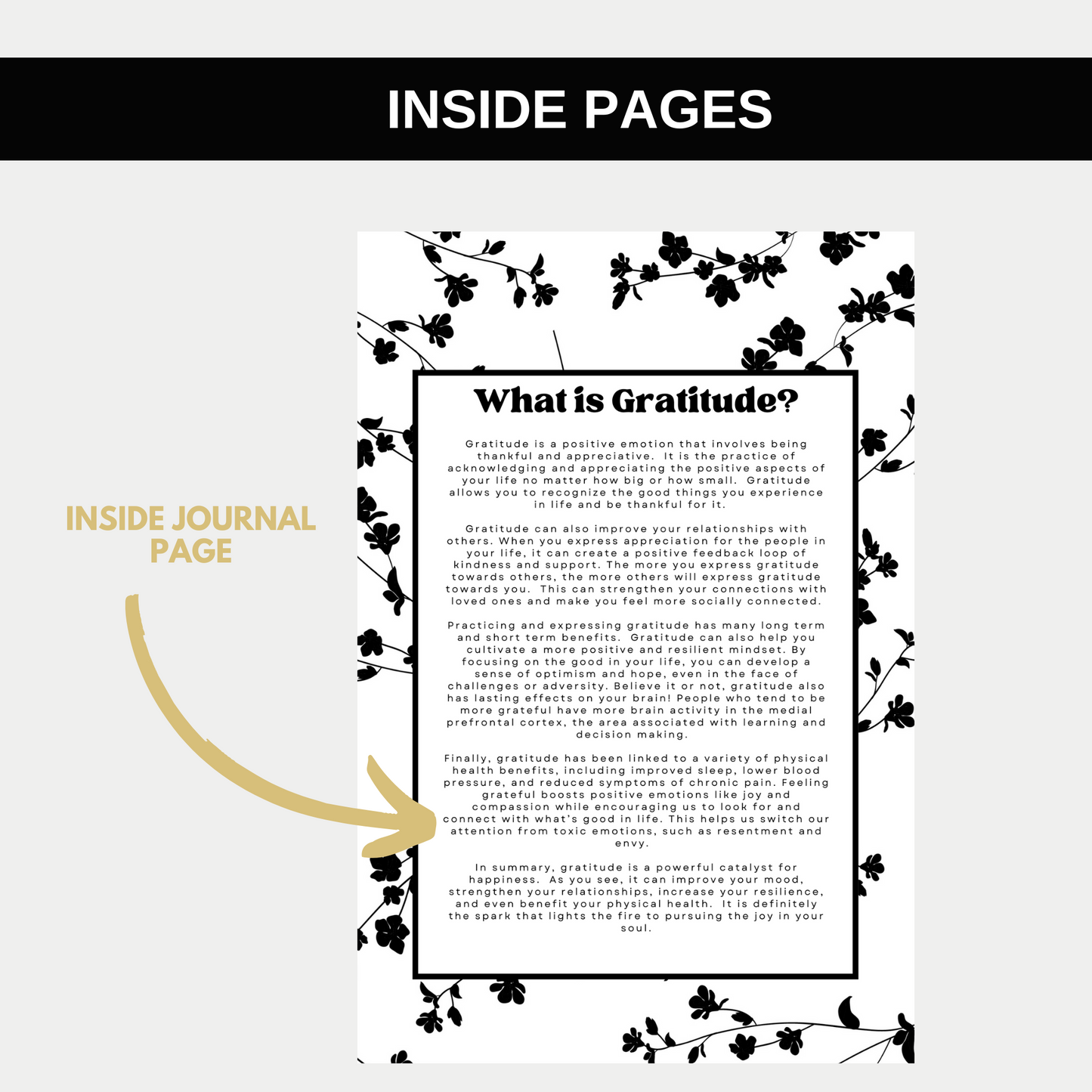 Enjoying The Little Things Gratitude Journal for KDP Amazon & The Book Patch