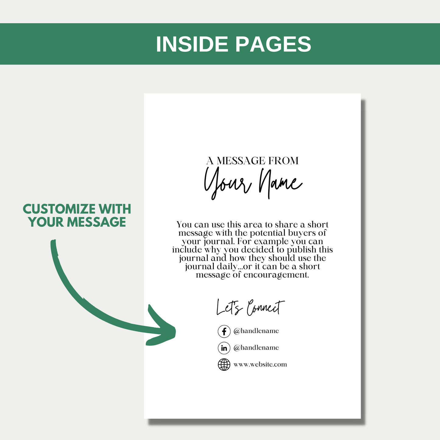 Healing My Inner Me Self-Care Shadow Work Journal for KDP Amazon & The Book Patch