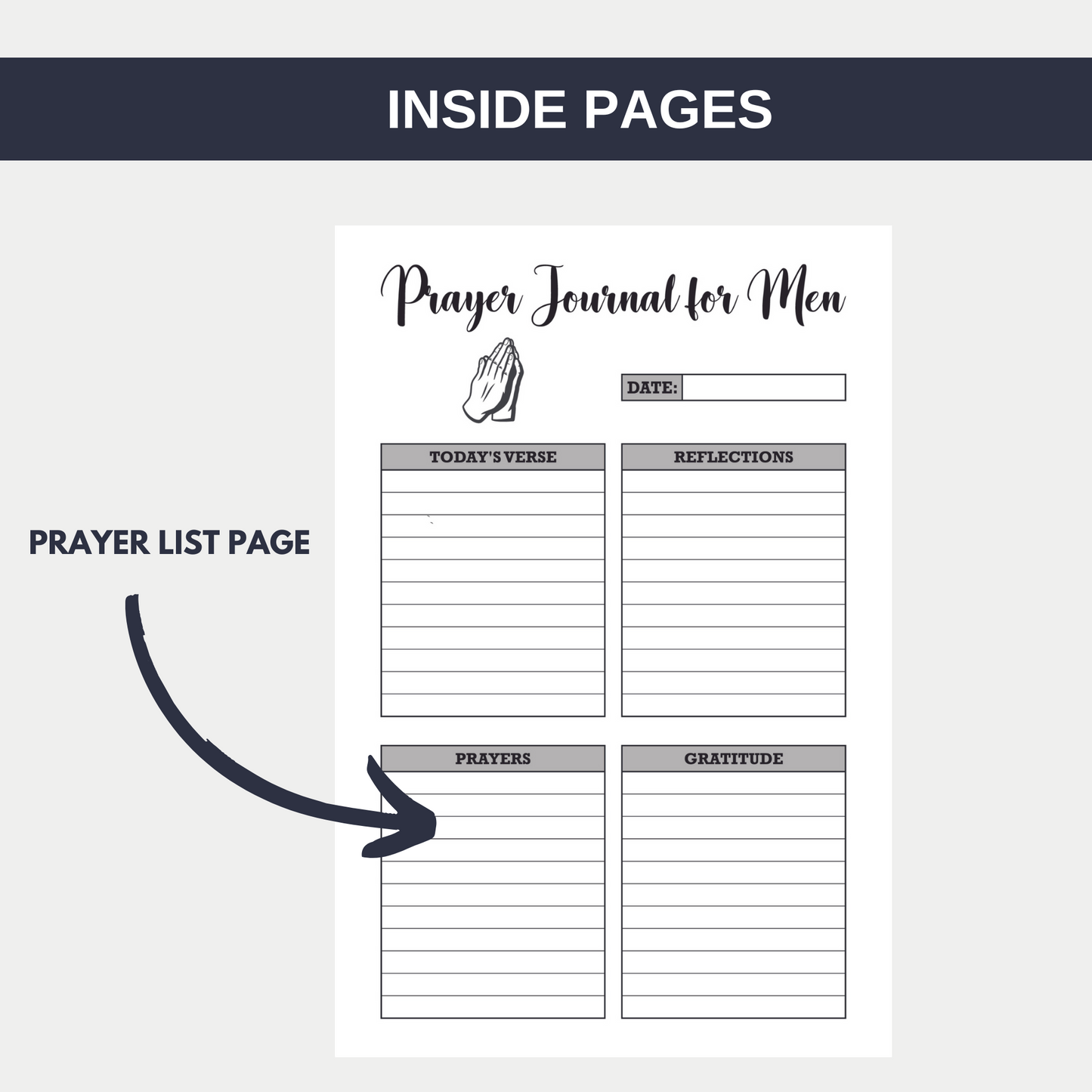 Man of God - Prayer Journal For Men for KDP Amazon & The Book Patch