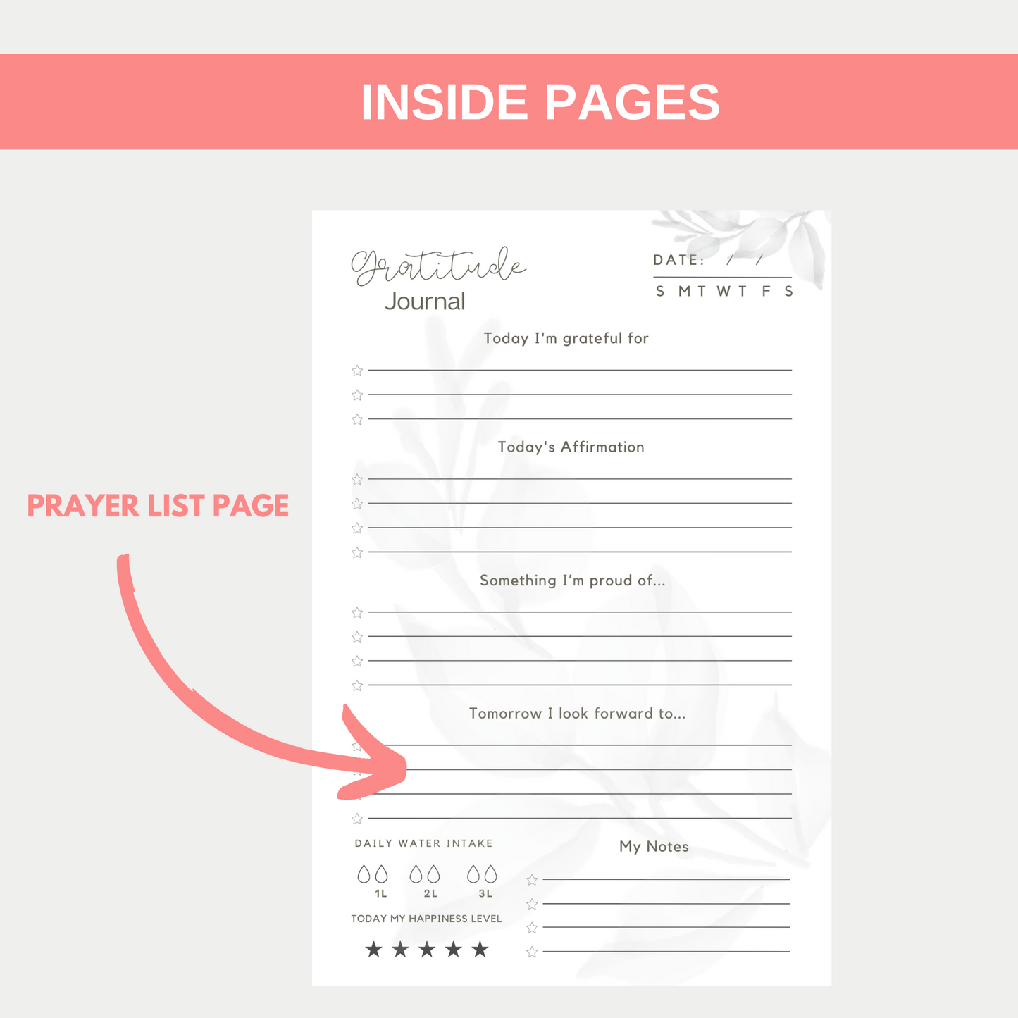 Make Each Day Count Gratitude Journal for KDP Amazon & The Book Patch