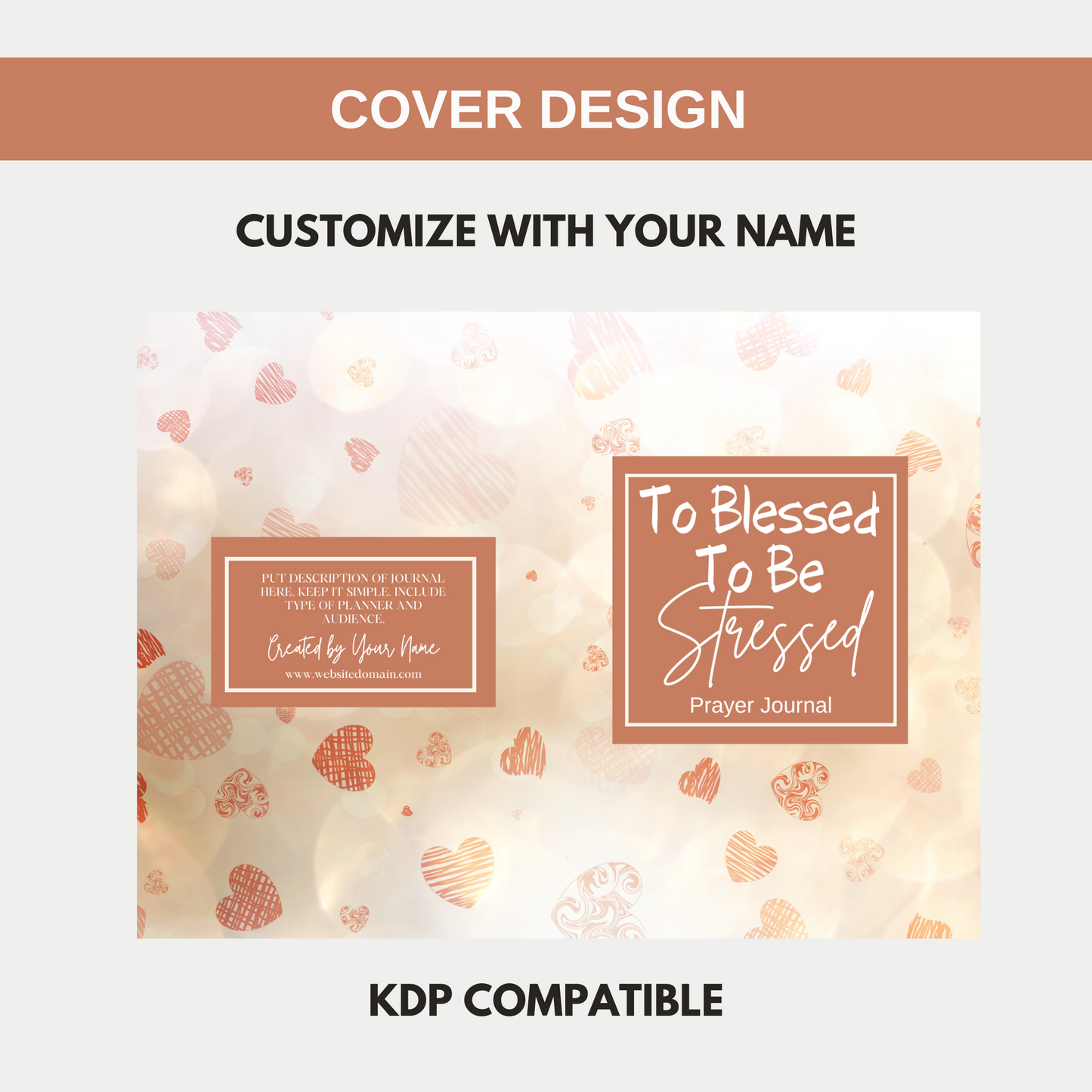 To Blessed To Be Stressed Prayer Journal for KDP Amazon & The Book Patch