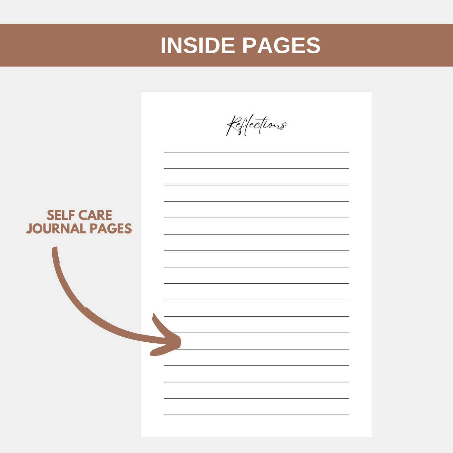 Beauty For Ashes Self-Care Journal for KDP Amazon & The Book Patch