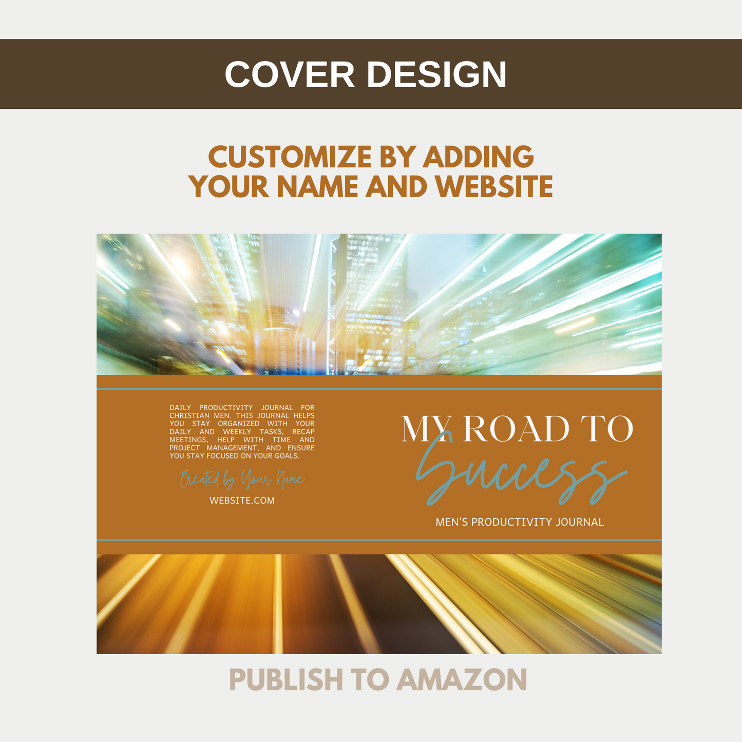Road To Success Productivity Journal for KDP Amazon & The Book Patch