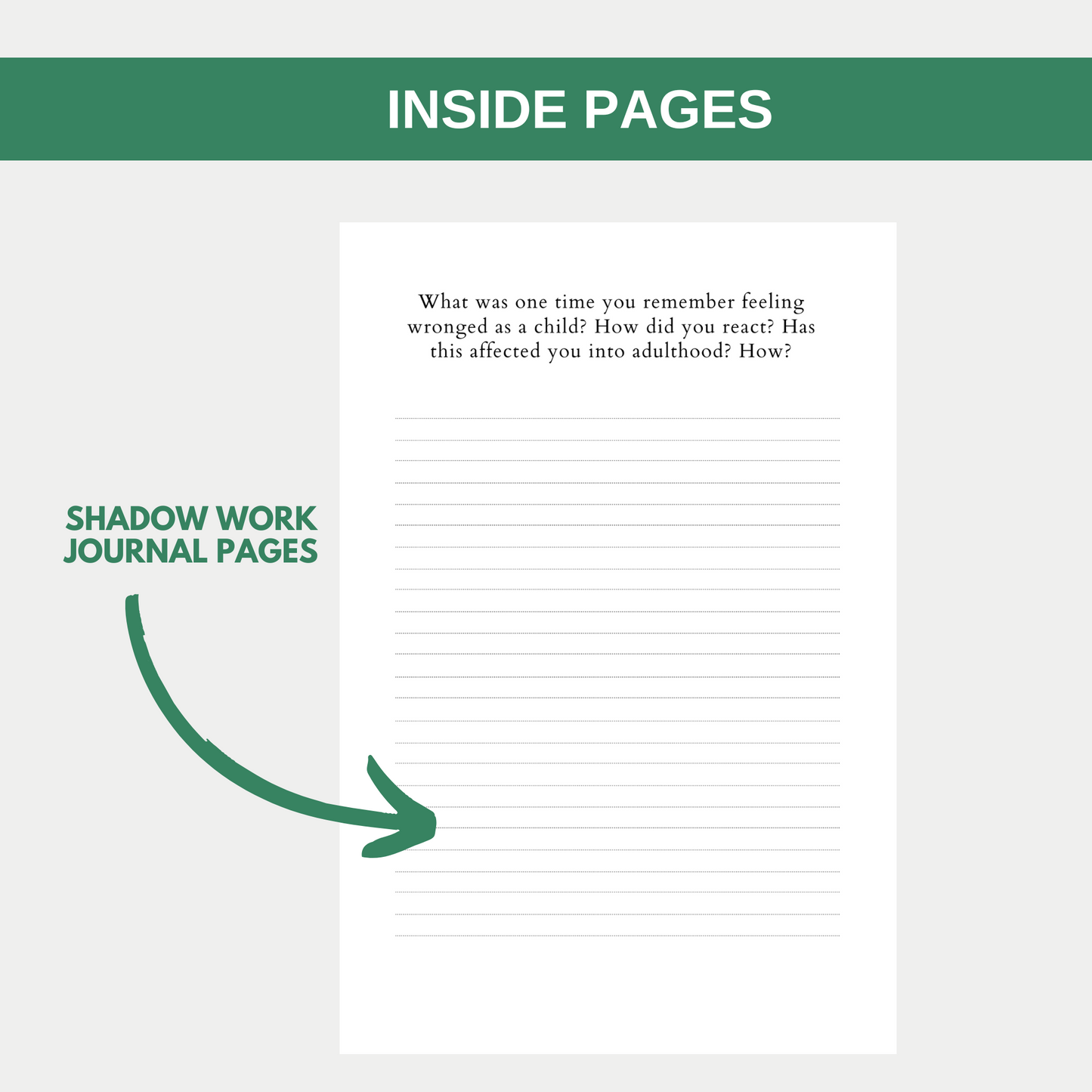 Healing My Inner Me Self-Care Shadow Work Journal for KDP Amazon & The Book Patch