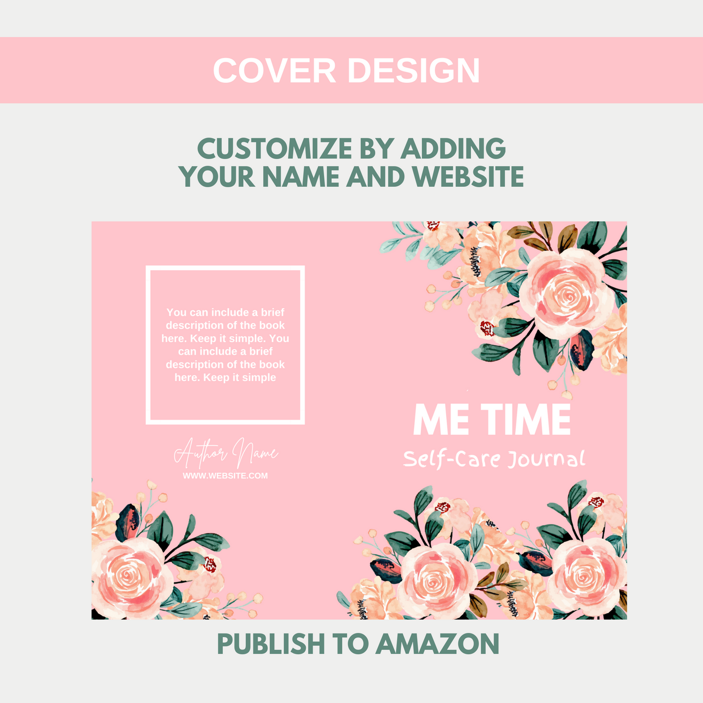 Me Time Self-Care Journal for KDP Amazon & The Book Patch