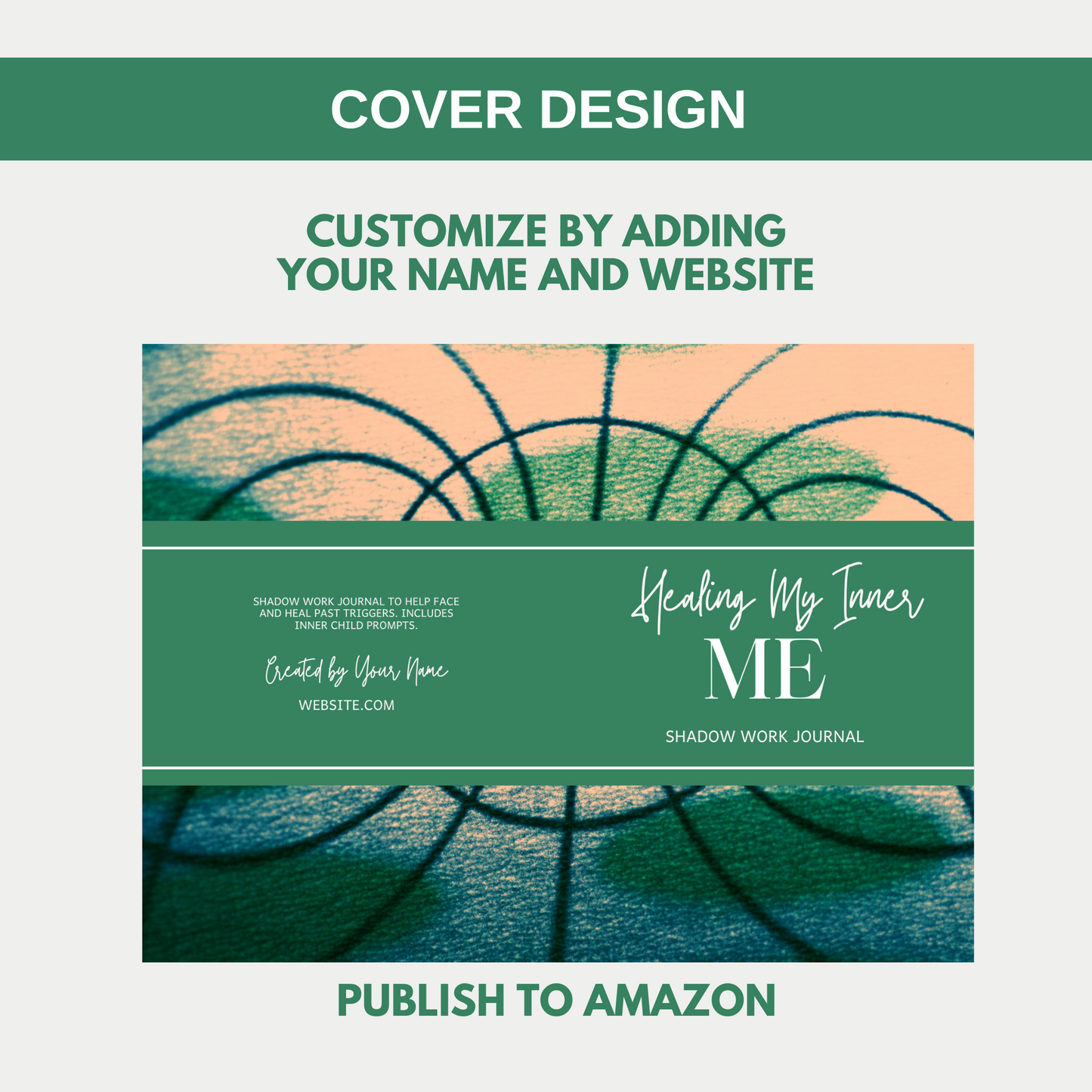 Healing My Inner Me Self-Care Shadow Work Journal for KDP Amazon & The Book Patch