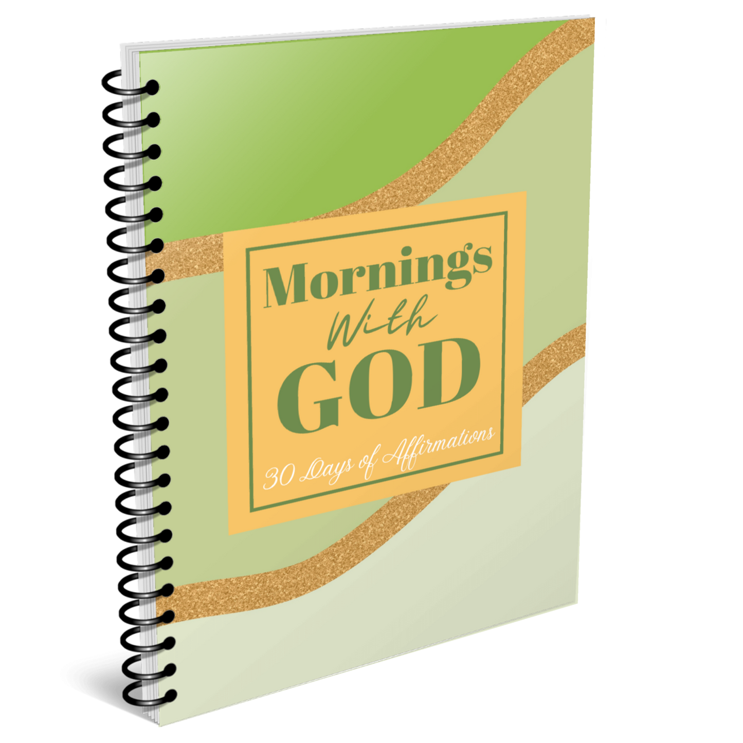 Mornings With God 30 Days of Affirmations Journal for KDP Amazon & The Book Patch
