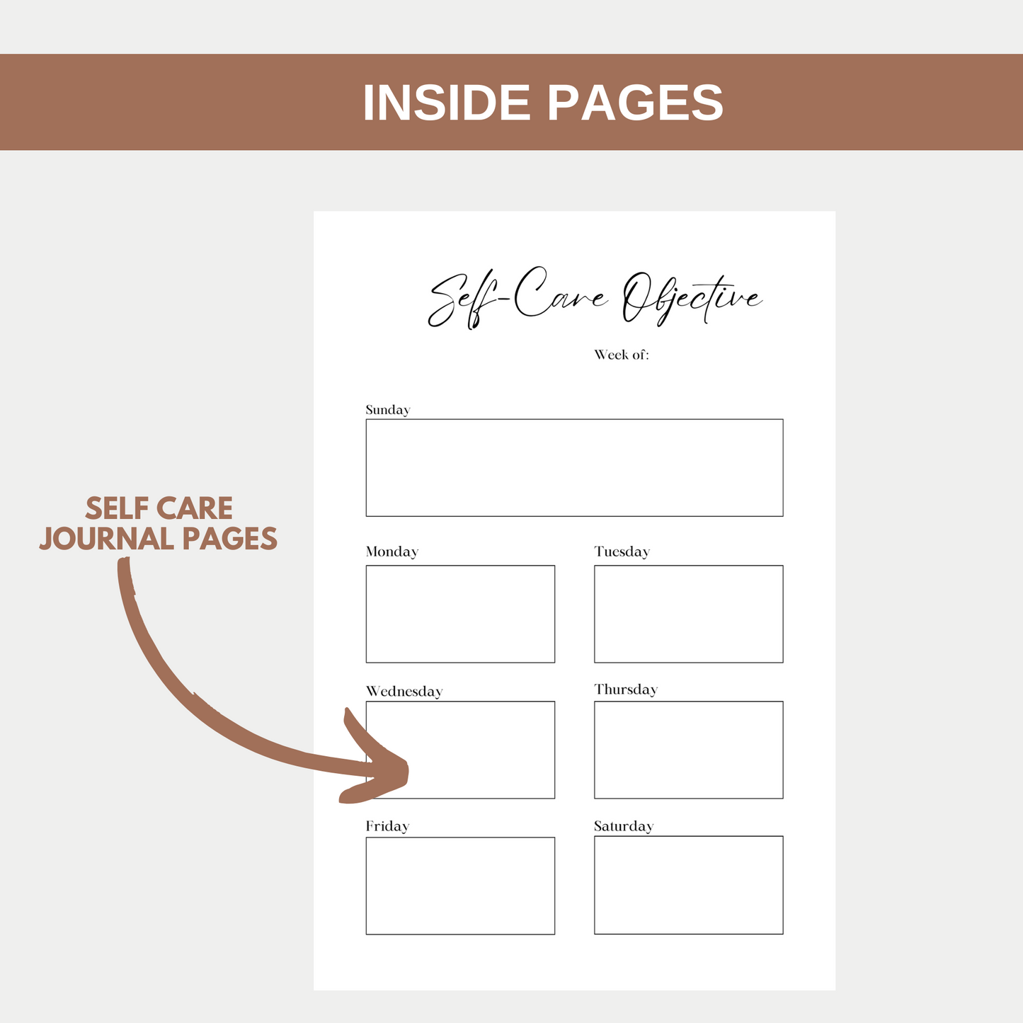 Beauty For Ashes Self-Care Journal for KDP Amazon & The Book Patch