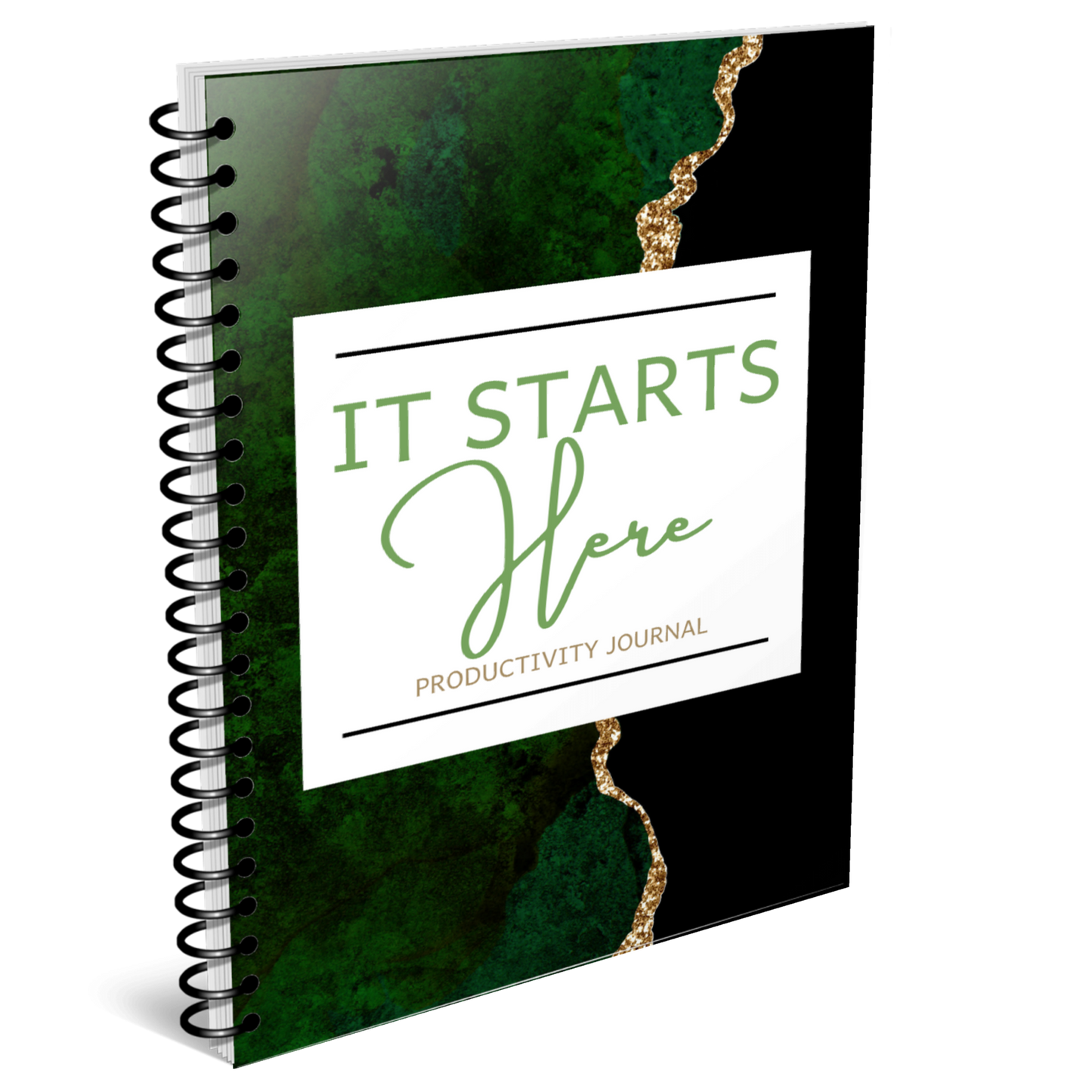 It Starts Here Productivity Journal for KDP Amazon & The Book Patch