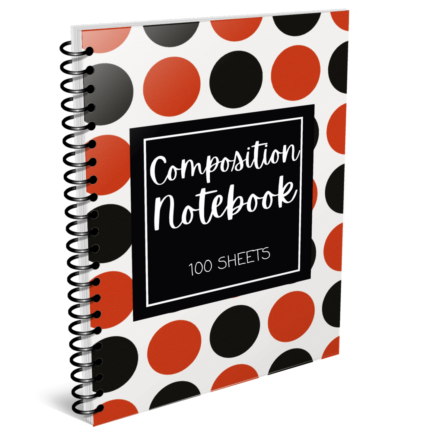 Wide Rule 100 Sheets / 200 Pages Notebook for KDP Amazon & The Book Patch