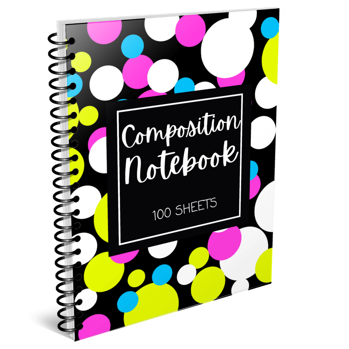 Wide Rule 100 Sheets / 200 Pages Notebook for KDP Amazon & The Book Patch