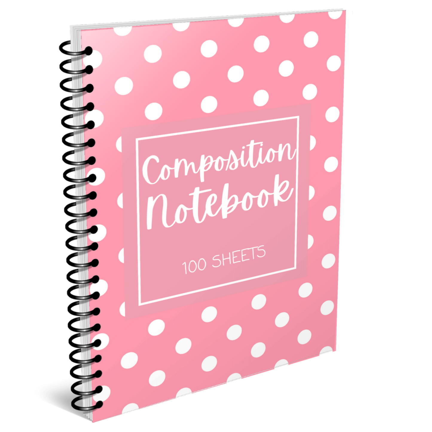Wide Rule 100 Sheets / 200 Pages Notebook for KDP Amazon & The Book Patch