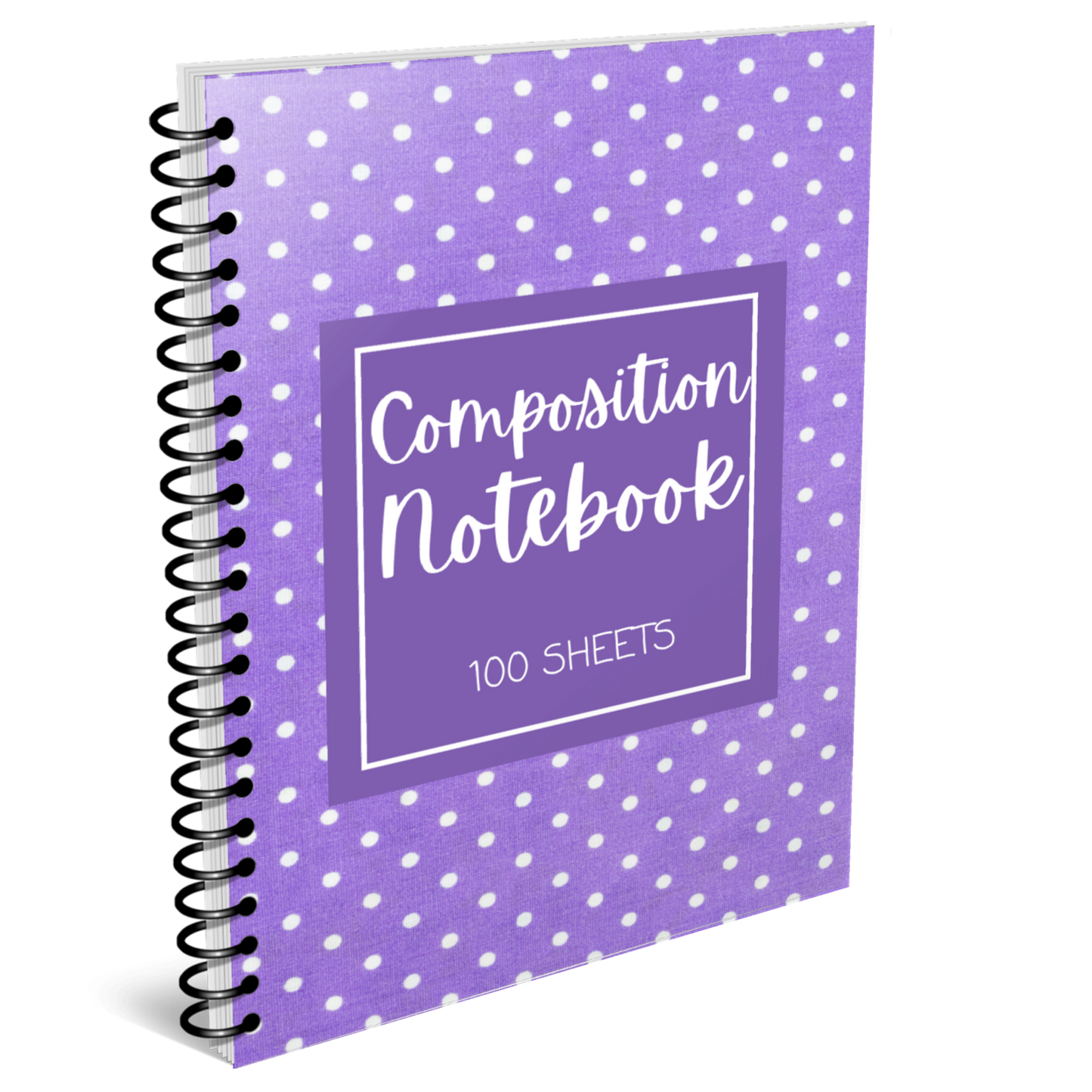 Wide Rule 100 Sheets / 200 Pages Notebook for KDP Amazon & The Book Patch