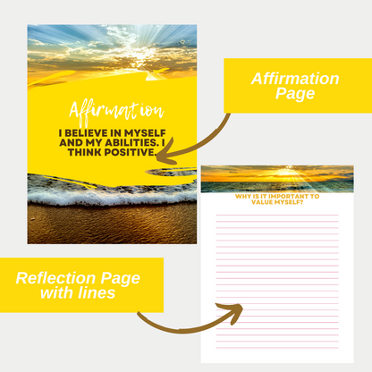 I AM She - Faith Focused Affirmation Reflection Workbook - Use as a lead magnet, digital product or challenge.