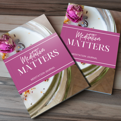 Mediation Matters Meditation Journal for KDP Amazon & The Book Patch