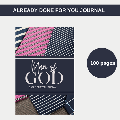 Man of God - Prayer Journal For Men for KDP Amazon & The Book Patch