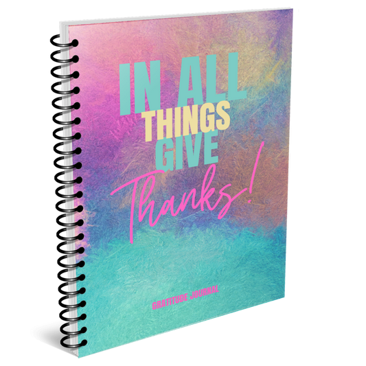 In All Things Give Thanks Gratitude Journal for KDP Amazon & The Book Patch