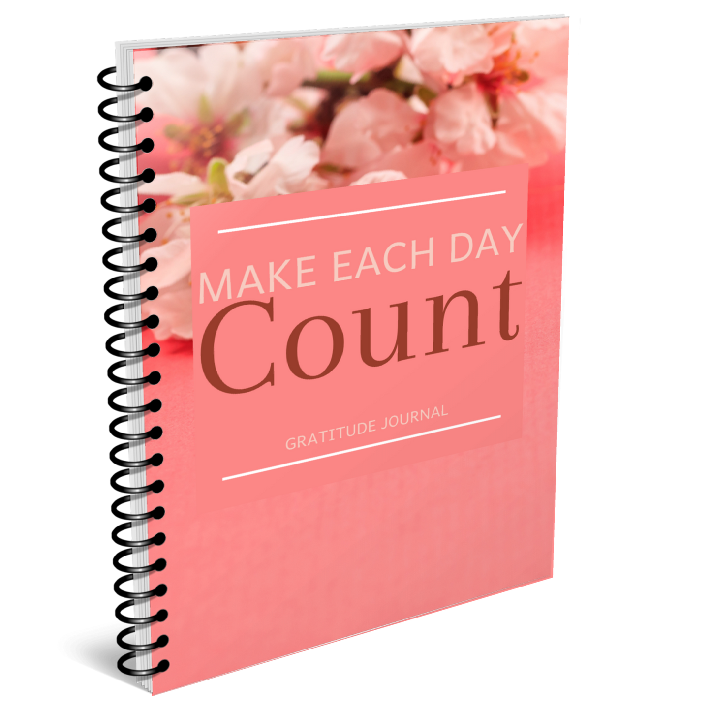 Make Each Day Count Gratitude Journal for KDP Amazon & The Book Patch