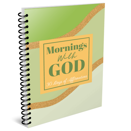Mornings With God 30 Days of Affirmations Journal for KDP Amazon & The Book Patch