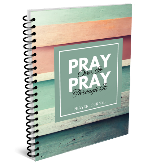 Pray Over It Pray Through It Prayer Journal for KDP Amazon & The Book Patch