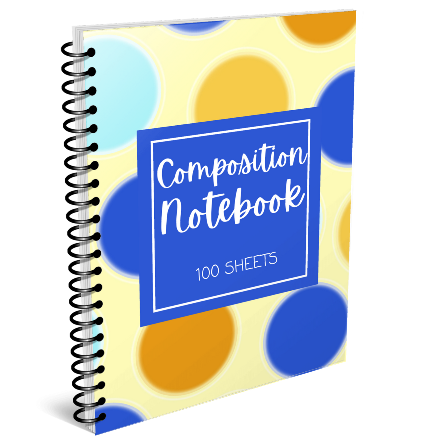 Wide Rule 100 Sheets / 200 Pages Notebook for KDP Amazon & The Book Patch
